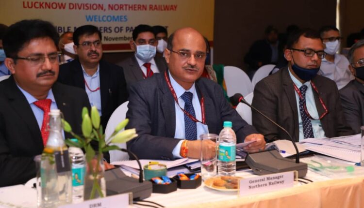 General Manager Northern Railway held a meeting with Honorable Members of Parliament Lok Sabha and Rajya Sabha