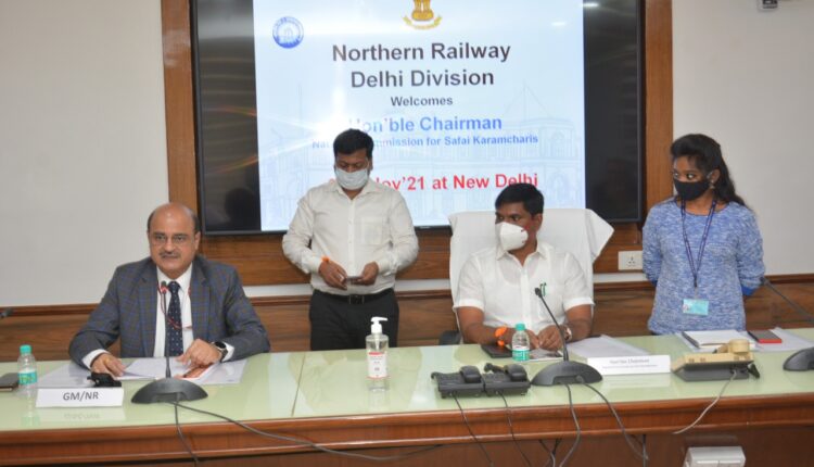 Inspection of New Delhi Railway Station by Chairman, National Commission for Safai Karamcharis, Government of India