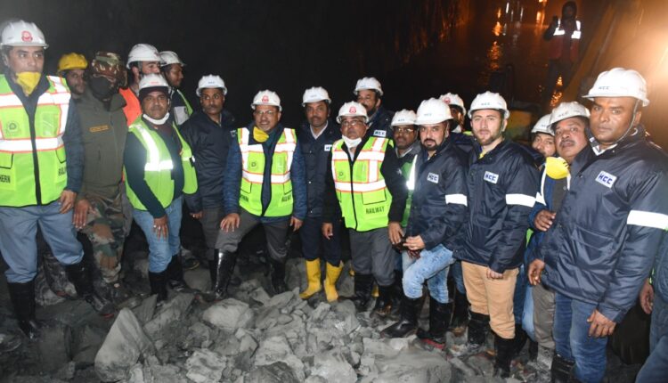 Major Achievement in Railway's J&K Rail Project Longest Tunnel of Indian Railway Network crossed