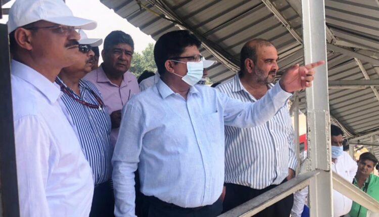 Inspection of Lucknow-Barabanki-Ayodhya J. and Lucknow-Kanpur rail section by General Manager, Northern Railway