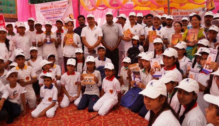 "Eighth International Yoga Day" organized by Central Bureau of Communications, Lucknow in Malihabad