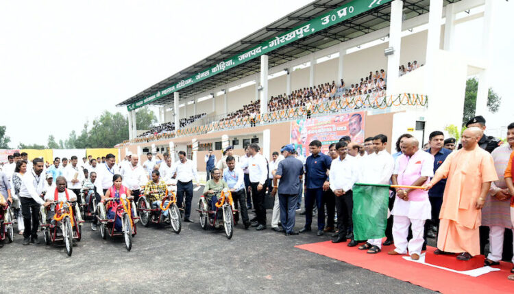 Chief Minister inaugurated the first rural stadium of Mahant Avadyanath Ji Maharaj Stadium, Gorakhpur