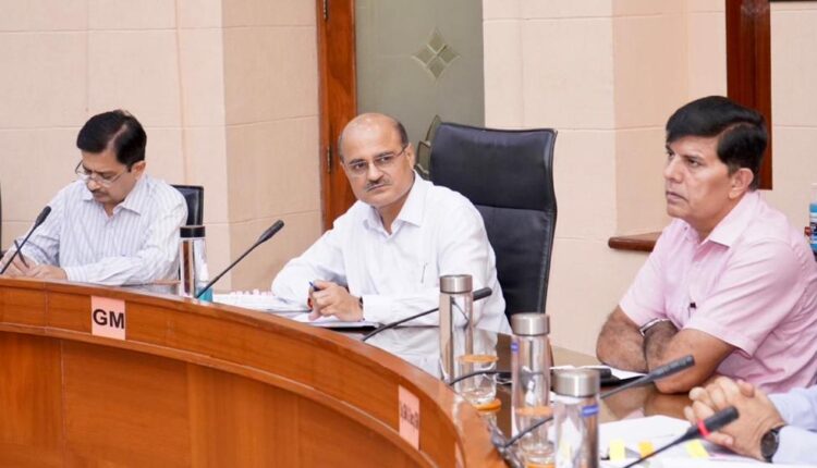 Northern Railway General Manager reviews work-progress