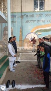 Flag hoisting on the occasion of 74th Republic Day of India in Nagar Panchayat Mohan, District Unnao