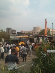 Accident near Lucknow Ekana Stadium